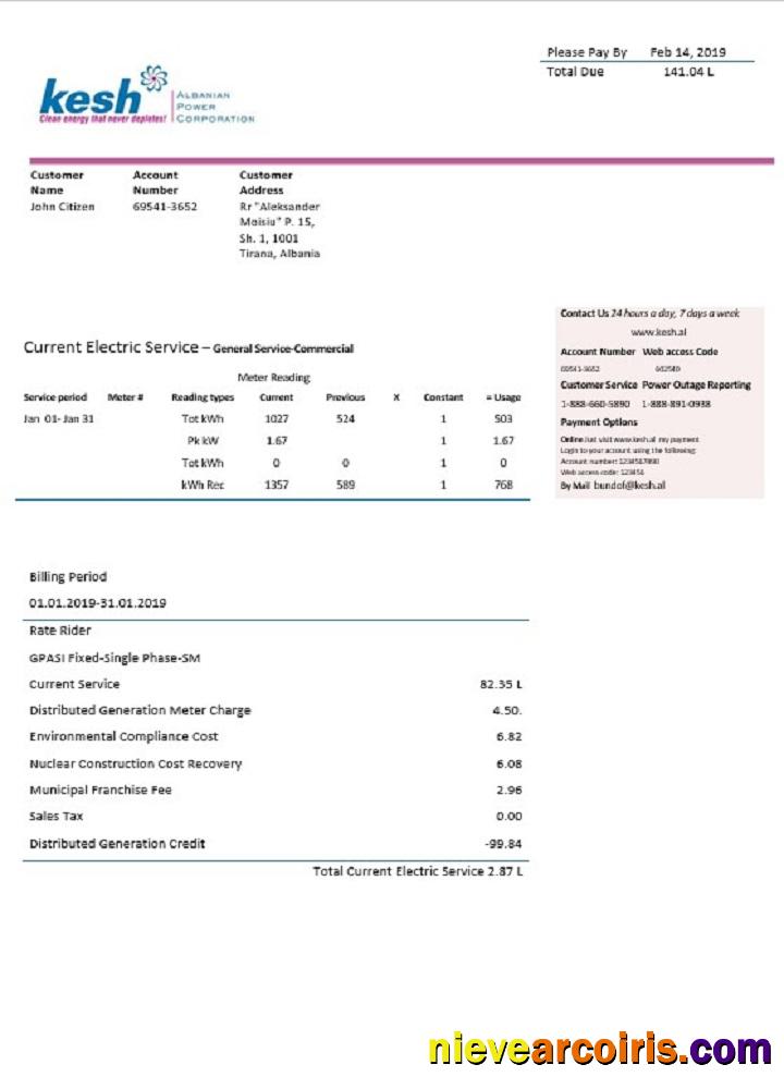 Albania Albanian Power Corporation